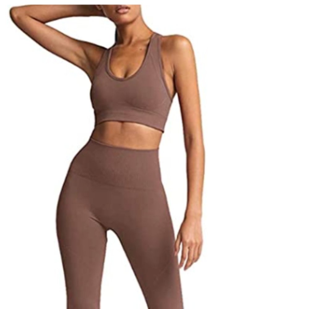 Women’s Seamless Yoga Workout Set Sz SMALL
